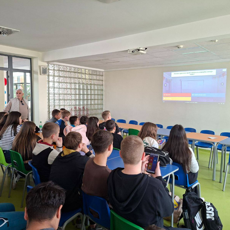 Predavanje o prevenciji vršnjačkog nasilja održano u OŠ Milan Rakić u Mionici